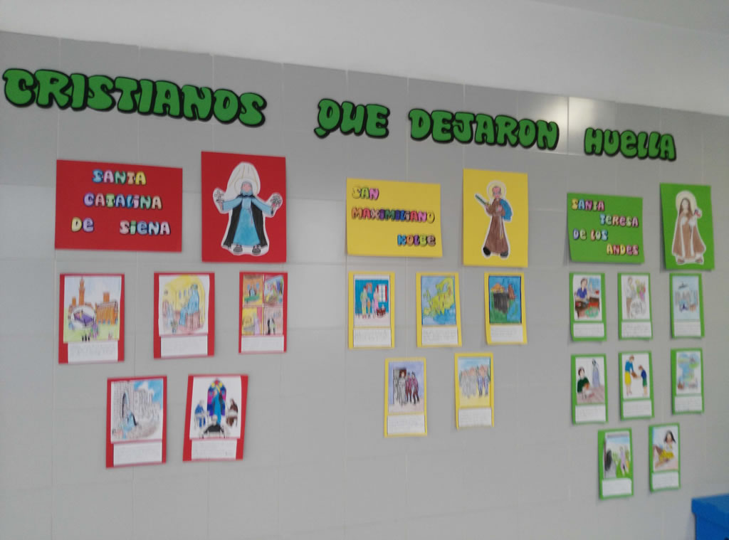 Las familias de Infantil conocen la vida de los santos